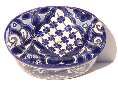 Blue Talavera Soap Dish