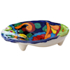 TalaMex Oyster Rainbow Mexican Talavera Soap Dish