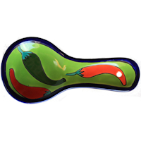 TalaMex Chiles Talavera Ceramic Spoon Rest