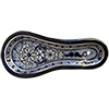 TalaMex Handmade Cholula Mexican Talavera Ceramic Spoon Rest