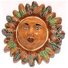 TalaMex Medium-Sized Desert Talavera Ceramic Sun Face
