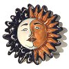 TalaMex Small-Sized Eclipse Talavera Ceramic Sun Face