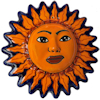 TalaMex Small-Sized Talavera Ceramic Sun Face