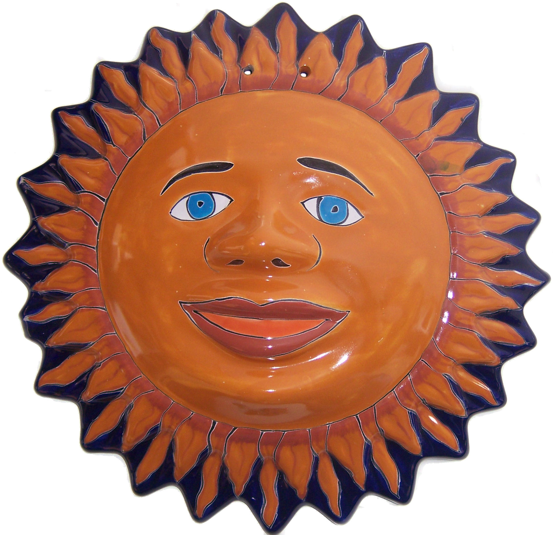 TalaMex Small-Sized Talavera Ceramic Sun Face