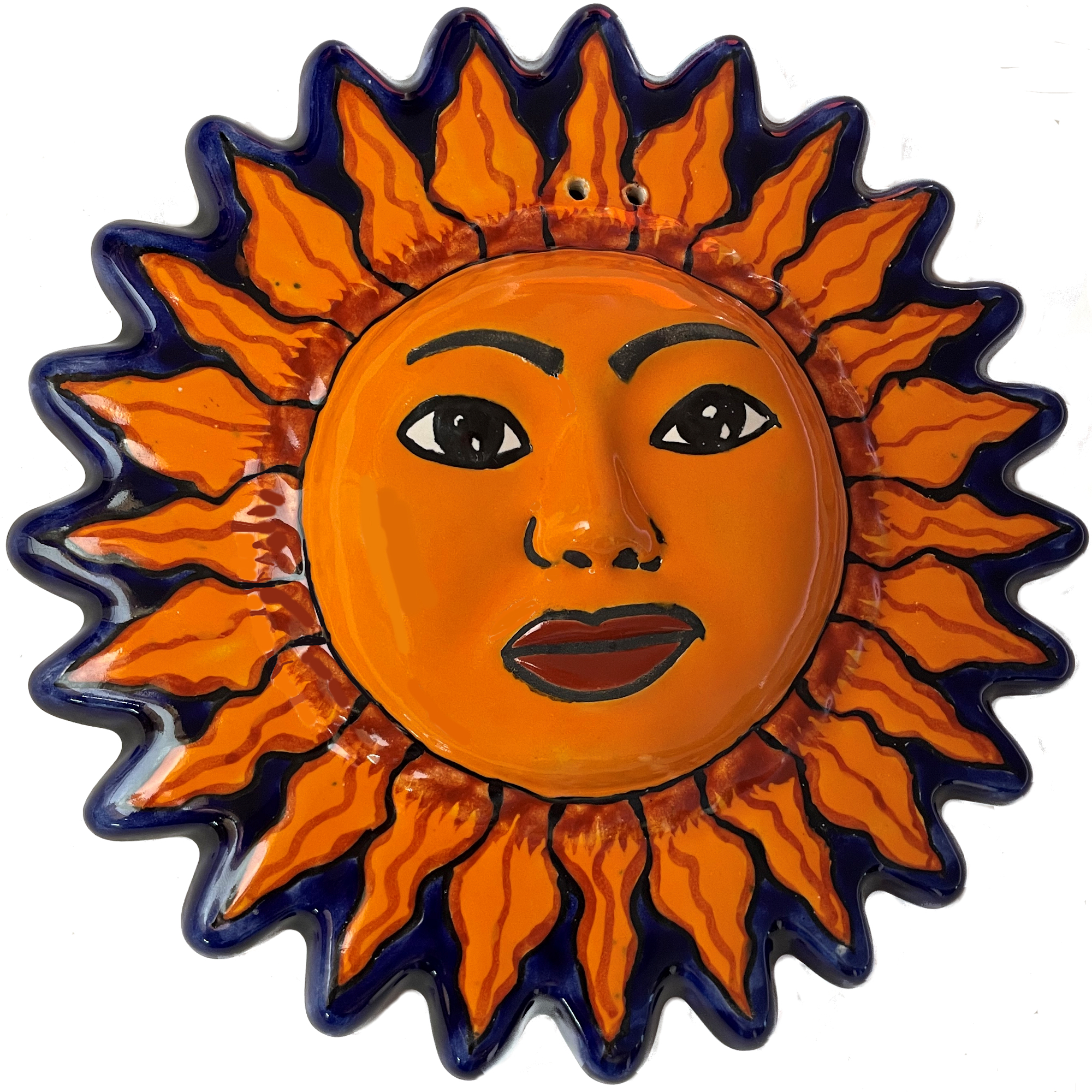 TalaMex Small-Sized Talavera Ceramic Sun Face