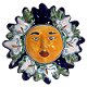 TalaMex Medium-Sized Lily Talavera Ceramic Sun Face