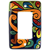 Rainbow Talavera Single Decora Switch Plate