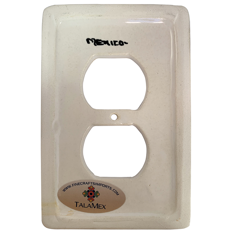 TalaMex Desert Outlet Mexican Talavera Ceramic Switch Plate Details