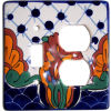 Turtle Talavera Toggle-Outlet Switch Plate