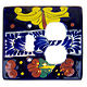 TalaMex Marigold Toggle-Outlet Mexican Talavera Ceramic Switch Plate