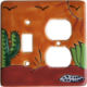 Desert Talavera Toggle-Outlet Switch Plate
