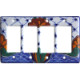 Turtle Talavera Quadruple Decora Switch Plate