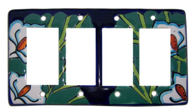 Lily Talavera Quadruple Decora Switch Plate