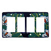 TalaMex Lily Quadruple GFI/Rocker Mexican Talavera Ceramic Switch Plate