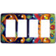 Rainbow Talavera Quadruple Decora Switch Plate