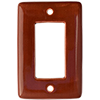 TalaMex Terracotta GFI/Rocker Mexican Talavera Ceramic Switch Plate