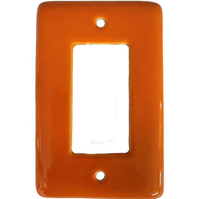 TalaMex Yellow GFI/Rocker Mexican Talavera Ceramic Switch Plate