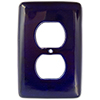 Cobalt Blue Talavera Duplex Outlet Wall Plate