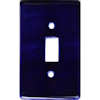 TalaMex Cobalt Blue Single Toggle Mexican Talavera Ceramic Switch Plate