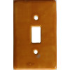TalaMex Yellow Single Toggle Mexican Talavera Ceramic Switch Plate