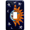 TalaMex Eclipse Single Toggle Mexican Talavera Ceramic Switch Plate
