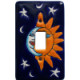 TalaMex Eclipse Single Toggle Mexican Talavera Ceramic Switch Plate