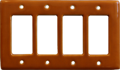Yellow Talavera Quadruple Decora Switch Plate