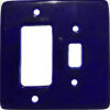 TalaMex Cobalt Blue Talavera Toggle-GFI Switch Plate