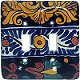 Double Toggle Marigold Talavera Ceramic Switch Plate