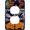 TalaMex Marigold Outlet Mexican Talavera Ceramic Switch Plate