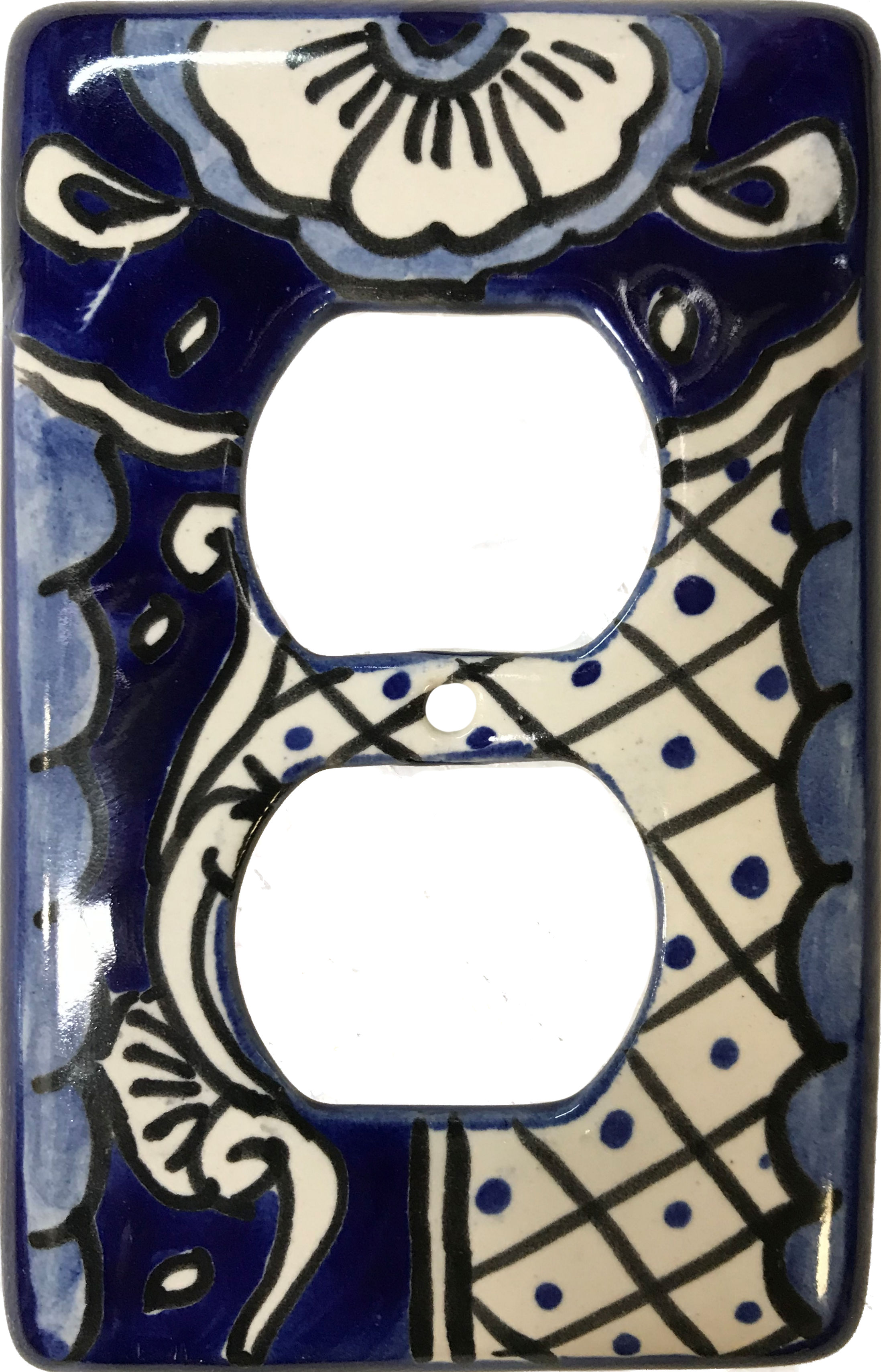 TalaMex Outlet Traditional Talavera Switch Plate
