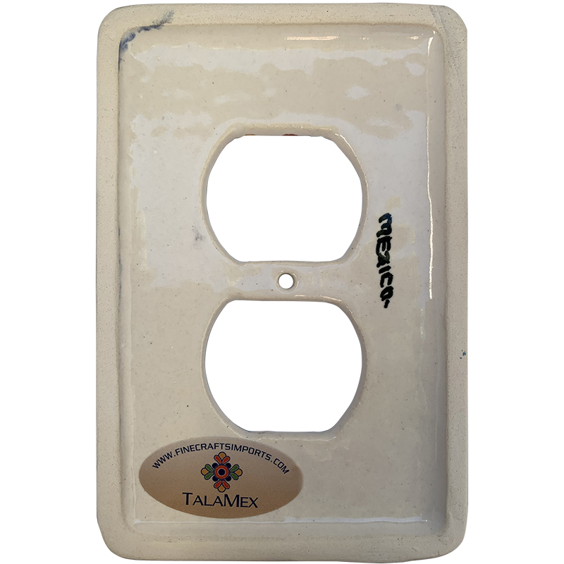 TalaMex Mantel Outlet Mexican Talavera Ceramic Switch Plate Details