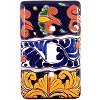 TalaMex Marigold Single Toggle Mexican Talavera Ceramic Switch Plate