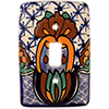 TalaMex Turtle Single Toggle Mexican Talavera Ceramic Switch Plate