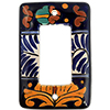 TalaMex Marigold GFI/Rocker Mexican Talavera Ceramic Switch Plate