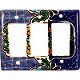 Triple Decora Blue Mesh Talavera Switch Plate