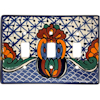 TalaMex Turtle Triple Toggle Mexican Talavera Ceramic Switch Plate