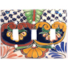 Triple Toggle Mantel Talavera Switch Plate