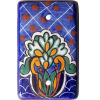 TalaMex Blue Mesh Cover Mexican Talavera Ceramic Switch Plate