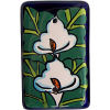 TalaMex Lily Cover Mexican Talavera Ceramic Switch Plate