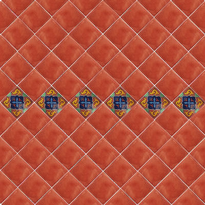 TalaMex Terracota Talavera Mexican Tile Details