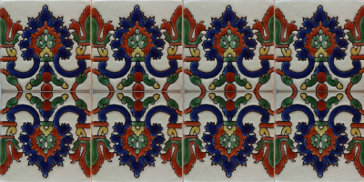 Alhambra Kashana #3 Mexican Tile Close-Up