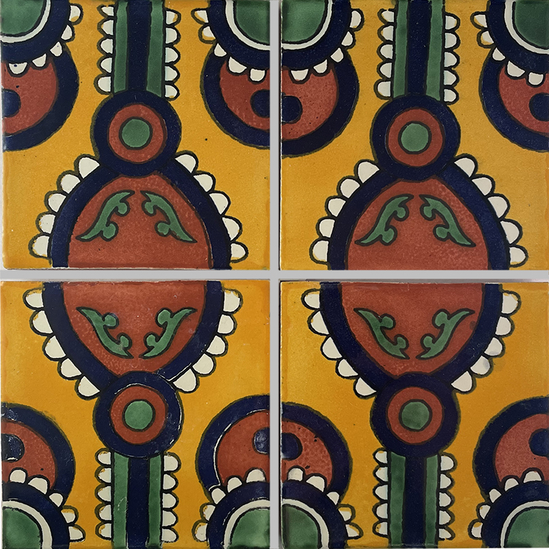 TalaMex Indio Talavera Mexican Tile Details