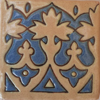 Alhambra Arabic 3 Talavera Mexican Tile