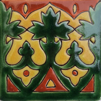 Alhambra Forest Talavera Mexican Tile