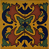 TalaMex Butterfly Talavera Mexican Tile