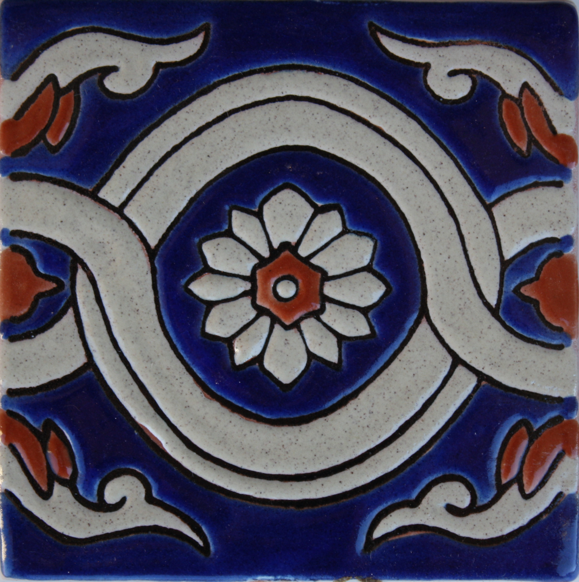 Alhambra Atenas 4B Talavera Mexican Tile