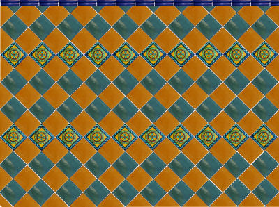 TalaMex Catania Talavera Mexican Tile Details