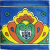 TalaMex Yellow Royal Crown Talavera Mexican Tile