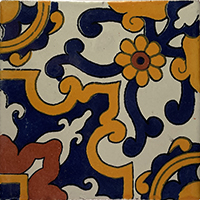 TalaMex Hidalgo Talavera Mexican Tile